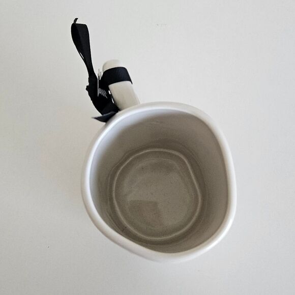 NEW Rae Dunn | 'BOO!' Ghost Stars 3D Ceramic Black Tea Mug Coffee Cup - Picture 4 of 5